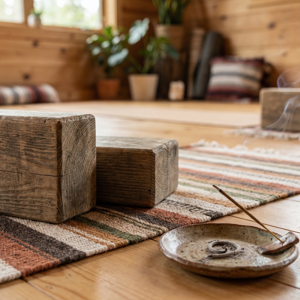 Yoga equipment and decor